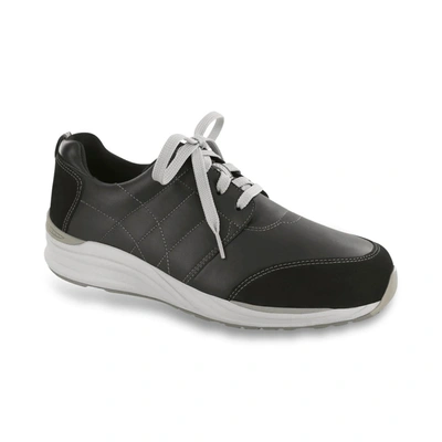Sas Men's Venture Leather Sneaker - Medium Width In Black