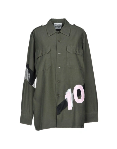 Mpd Box Shirts In Military Green