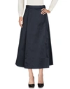 Barena Venezia 3/4 Length Skirt In Dark Blue