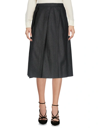 Vivienne Westwood Midi Skirts In Steel Grey