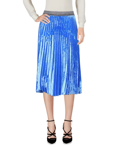 Pinko Midi Skirts In Blue