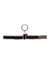 Jil Sander Key Ring In Black