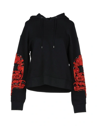 Marcelo Burlon County Of Milan Hooded Sweatshirt In Black