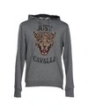 Just Cavalli Hooded Sweatshirt In Grey