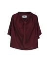 Mm6 Maison Margiela T-shirt In Maroon