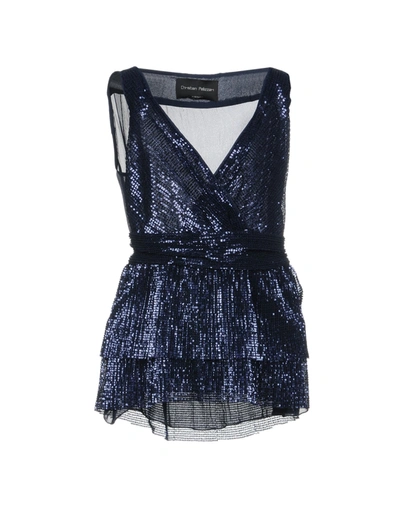 Christian Pellizzari Top In Dark Blue