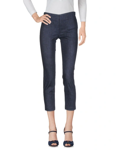 J Brand Denim Capris In Blue