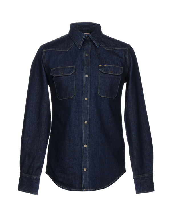 calvin klein 205w39nyc denim shirt