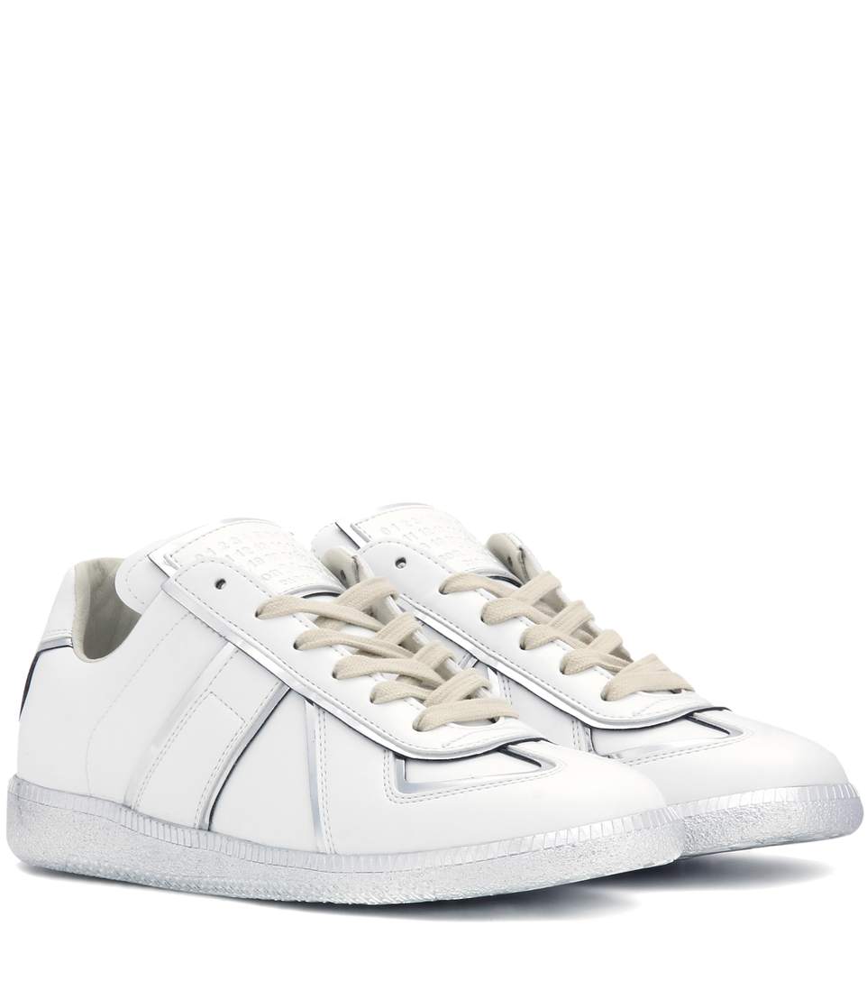silver maison margiela sneakers