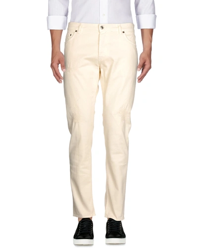 Aglini Jeans In Ivory