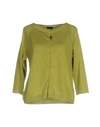 Gotha Cardigan In Acid Green