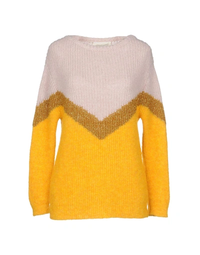Chiara Bertani Sweater In Pastel Pink