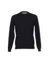 Zanone Sweaters In Black