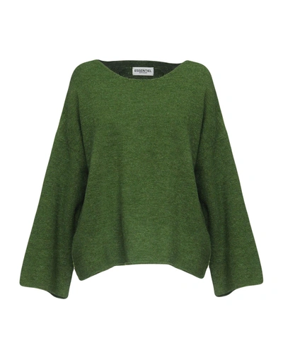 Essentiel Antwerp Sweaters In Military Green
