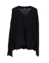 Ballantyne Sweaters In Dark Blue