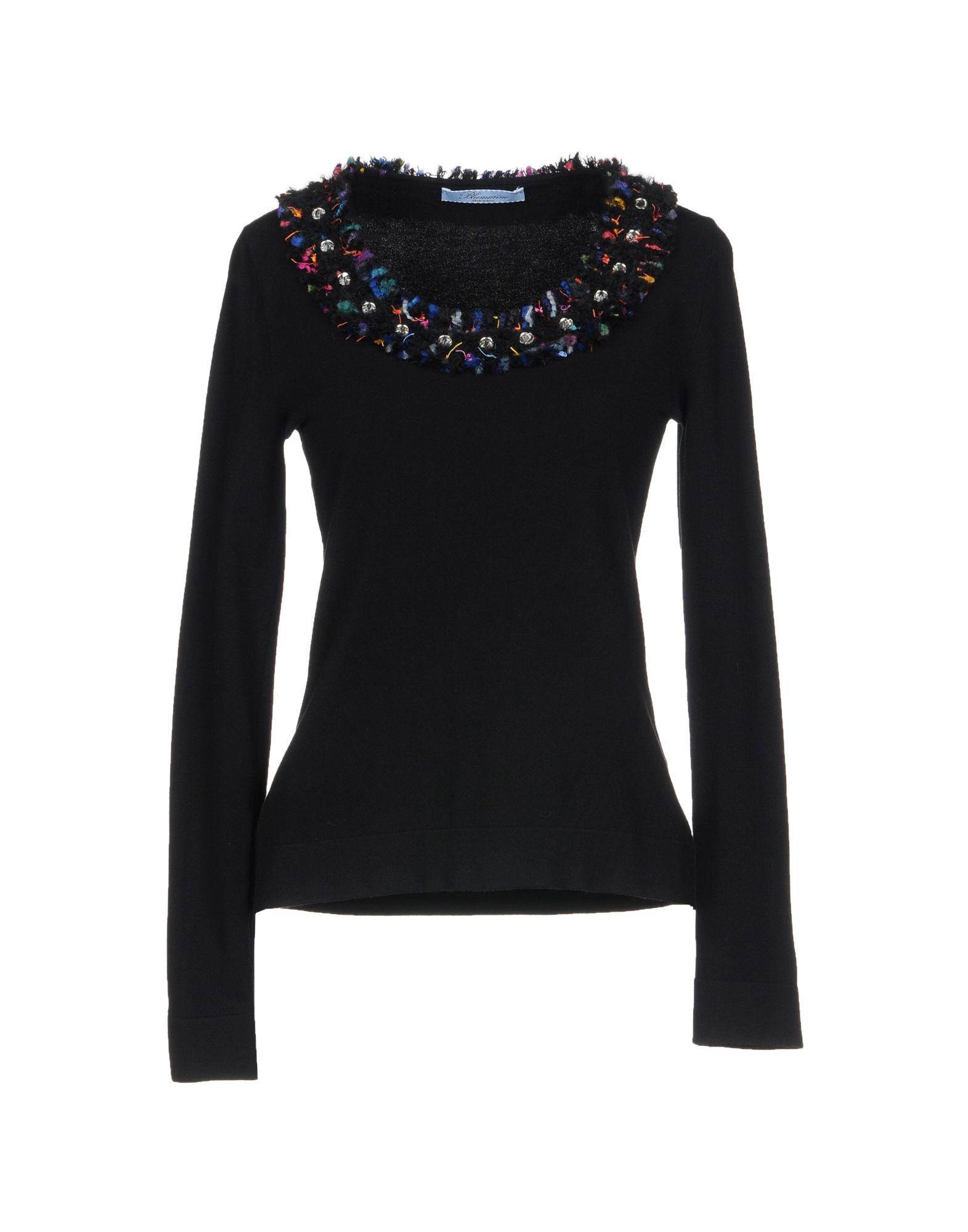Blumarine Sweater In Black ModeSens