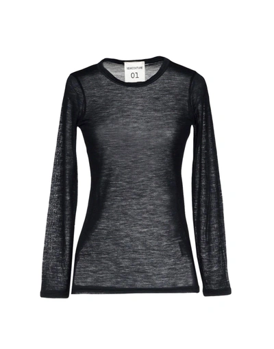 Semicouture Sweaters In Dark Blue