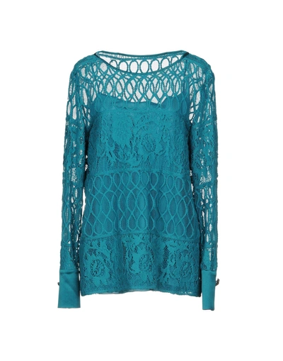 Alberta Ferretti Sweater In Deep Jade