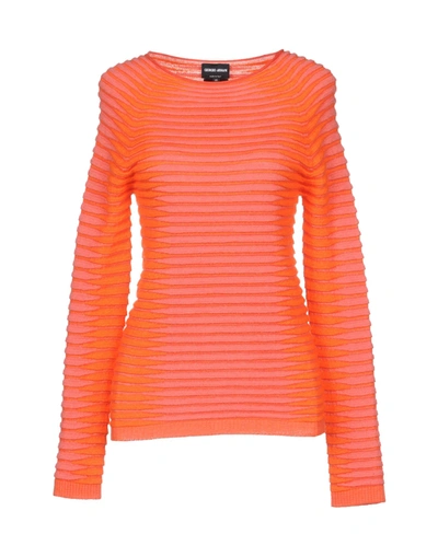 Giorgio Armani Sweaters In Orange