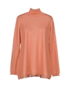 Ottod'ame Turtleneck In Salmon Pink