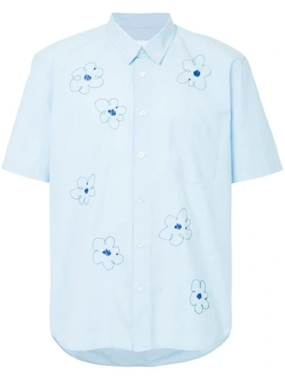Jimi Roos Floral Short-sleeve Shirt - Blue
