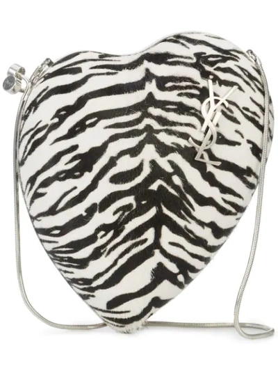 Saint Laurent Tiger Print Love Box Bag - Black