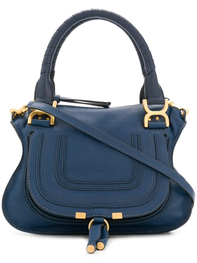 Chloé Marcy Medium Tote In Blue