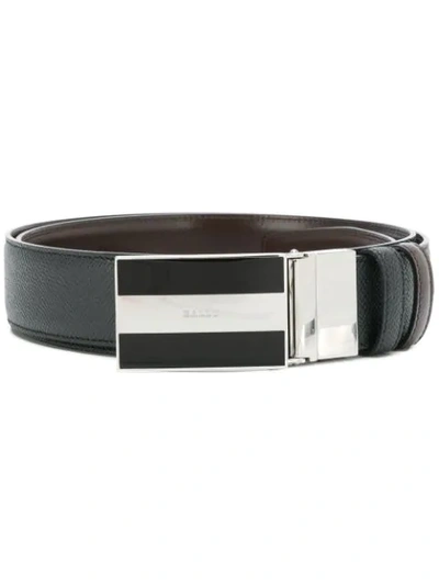 Bally Bogart Reversible Belt In Black