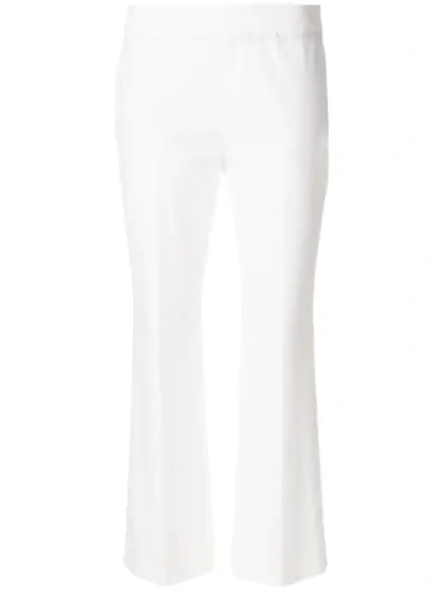 Incotex Cropped Tailored Trousers - White