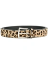 Très Bien Leopard Print Belt