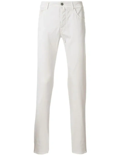 Jacob Cohen Classic Slim-fit Jeans In Neutrals