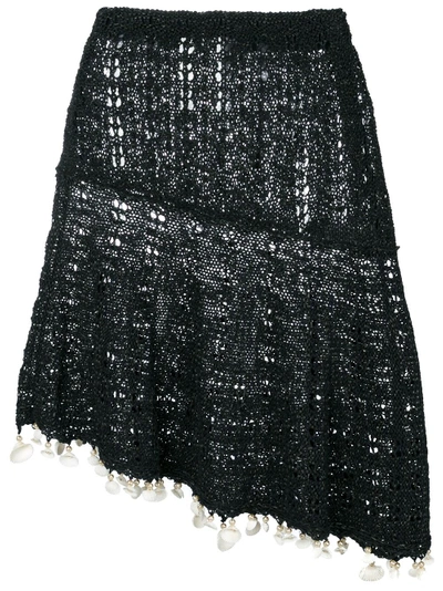 Sonia Rykiel Asymmetric Knit Skirt