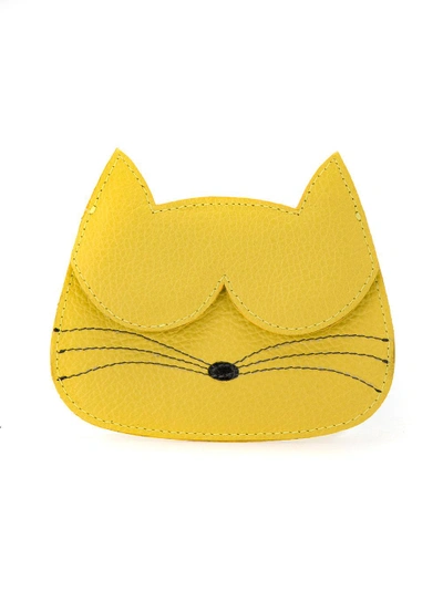 Sarah Chofakian Leather Kitty Wallet