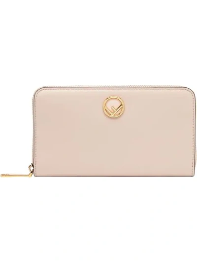 Fendi Zip Around Wallet - Pink