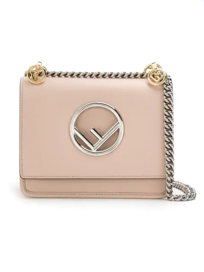 Fendi Small Kan I F Shoulder Bag In Soup Palladiorosa