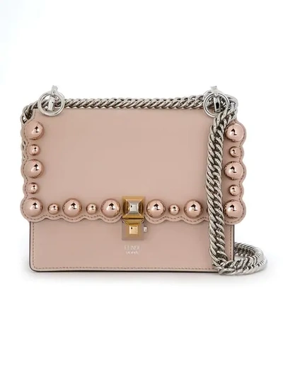 Fendi Small Kan I Shoulder Bag In Pink