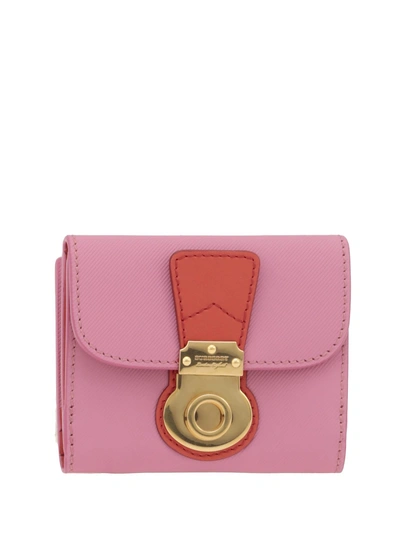 Burberry Dk88 Luna Wallet In Rose Pink ModeSens
