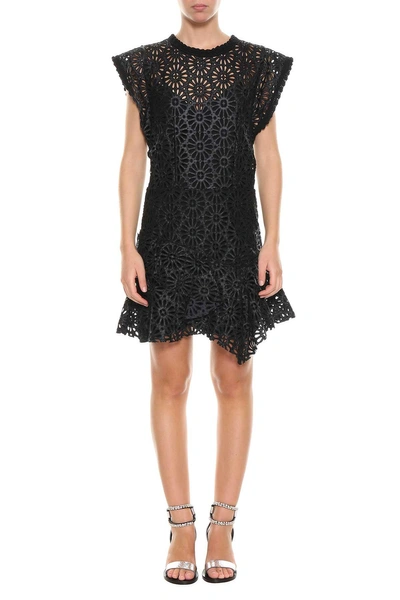 Isabel Marant 'daisy' Mini Dress In Black