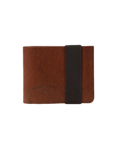 Atelier De L'armée Wallet In Brown