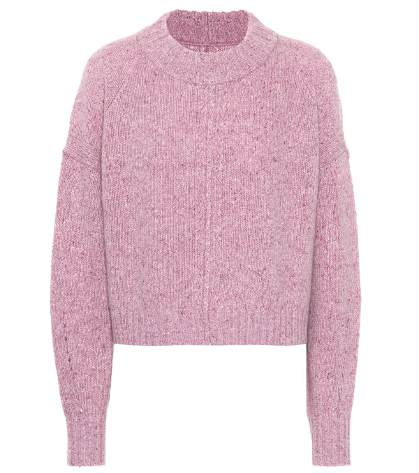 ISABEL MARANT roll-neck cashmere jumper - Pink