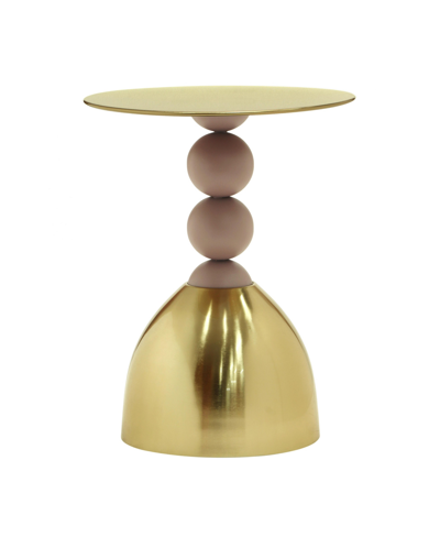 Tov Furniture Daleyza Side Table In Gold