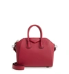 Givenchy 'mini Antigona' Sugar Leather Satchel - Pink In Fig Pink