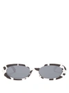 Le Specs Outta Love 49mm Cat Eye Sunglasses - Safari In White