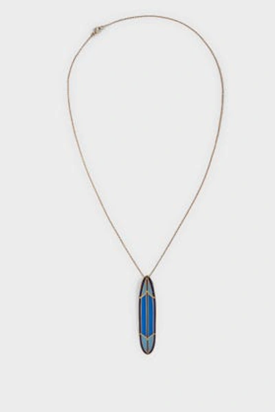 Tara Hirshberg Surf Longboard Pendant In Blue