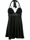 Gilda & Pearl Lovers Of Montparnasse Babydoll Dress In Black