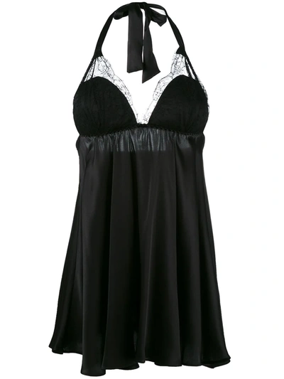 Gilda & Pearl Lovers Of Montparnasse Babydoll Dress In Black