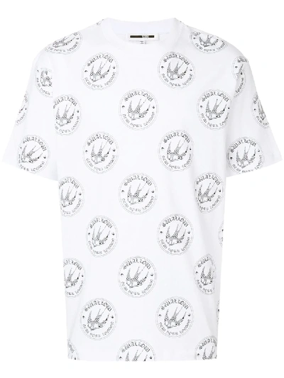 Mcq By Alexander Mcqueen Mcq Alexander Mcqueen Swallow Print T-shirt - White