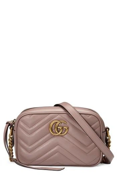 Gucci Gg Marmont 2.0 Matelasse Leather Shoulder Bag - White In Porcelain Rose