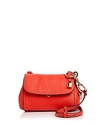 Marc Jacobs Mini The Boho Grind Leather Shoulder Bag - Red In Poppy Red/gold