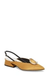 Yuul Yie Medallion Slingback Pump In Mustard